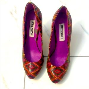 Steve Madden Purple and Pink  Classic Heels Size 6